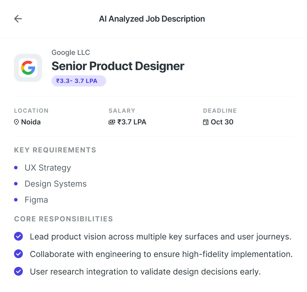AI JD Analyzer